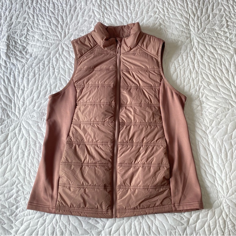 Blush Pink Quilted Vest